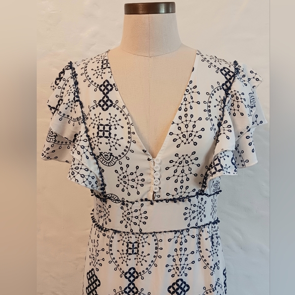 Beautiful silky boho dress. Small/Medium. - Picture 2 of 9